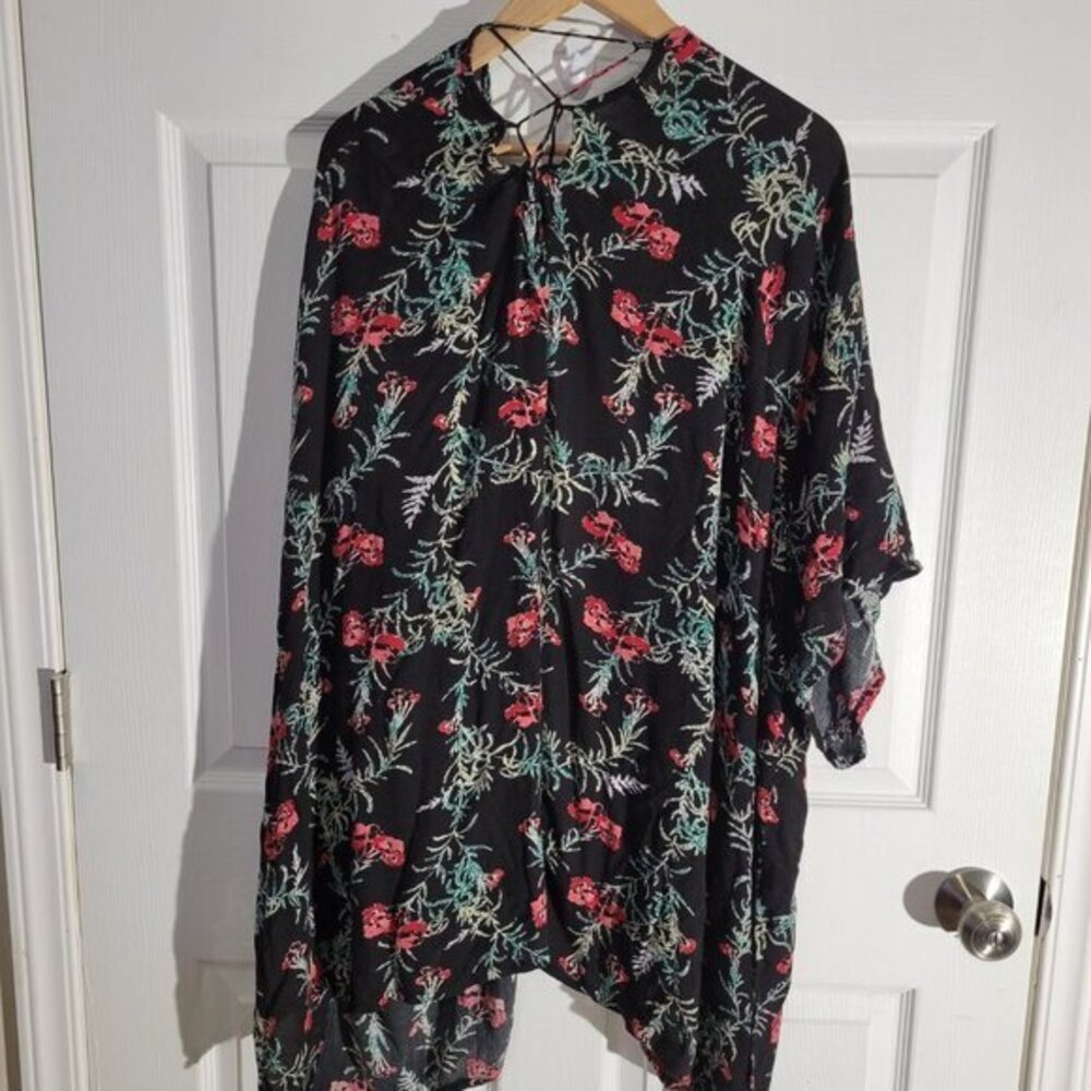 Kimono Cardigan-Floral Print-Women's LG - Picture 5 of 6